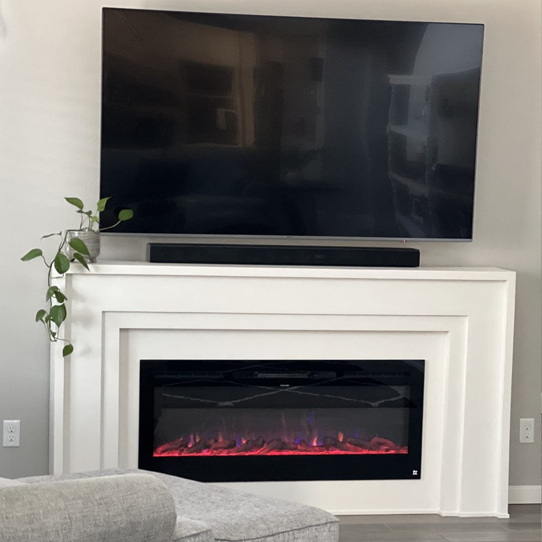 The Sideline 50 Inch Recessed Smart Electric Fireplace 80004 image 13