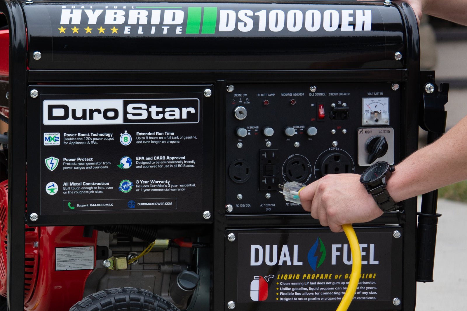 10,000 Watt Dual Fuel Portable Generator image 2