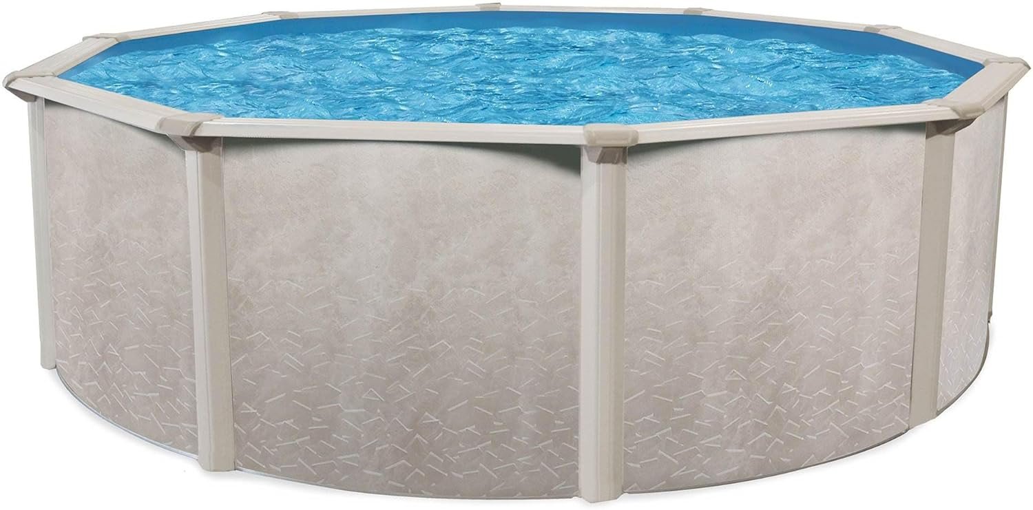 Aquarian 21ft x 52in Round Steel-Frame Above Ground Swimming Pool – Phoenix Series, DIY Outdoor Backyard Pool image 7