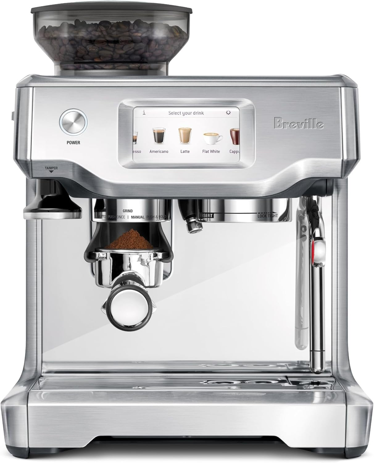 Breville Barista Touch Espresso Machine BES880BSS, Brushed Stainless Steel image 18