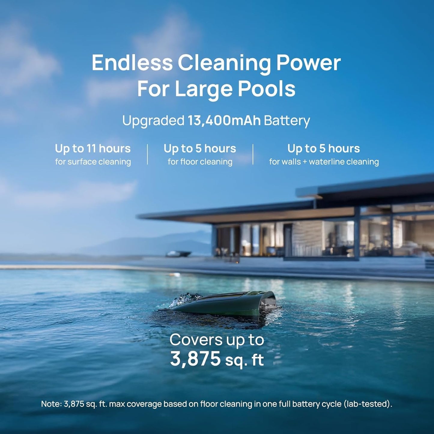 Beatbot AquaSense 2 Pro Robotic Pool Cleaner – 5-in-1 Cordless Skimmer & Clarifier, App-Controlled, Smart Parking, Up to 3,875 Sq. Ft. – Obsidian image 15