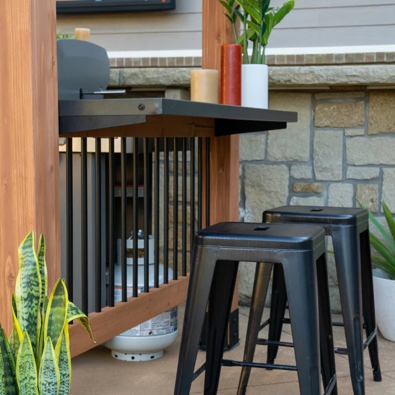 Saxony Xl 13 Ft. W X 6.5 Ft. D Solid Wood Grill Gazebo image 7