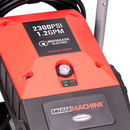 SIMPSON 1.2-GPM Clean Machine 2300 PSI 1.2-GPM Cold Water Electric Pressure Washer with 3 Spray Tips (Battery Included) CM60976 image 6