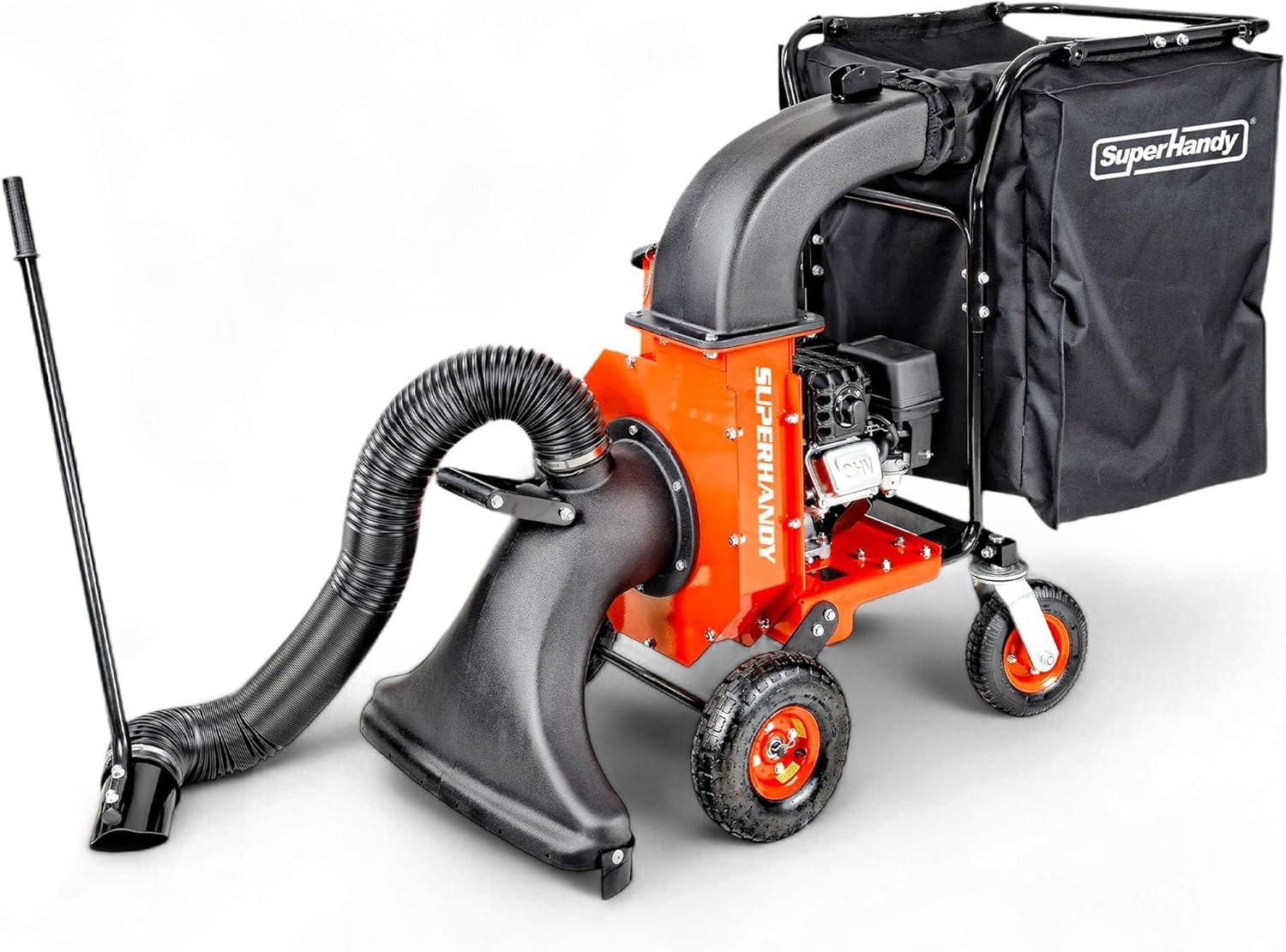 SuperHandy 7HP Gas Leaf Vacuum & Wood Chipper, 10:1 Mulch, 6-Bushel Bag image 0
