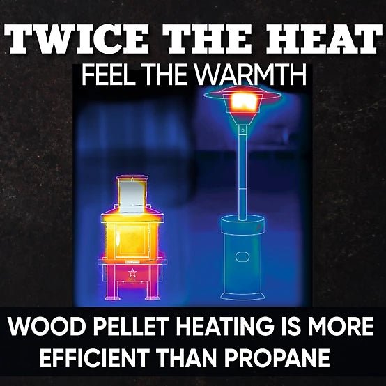 Even Embers Pellet Chiminea, 100 sq. ft., 70,000 BTU image 2