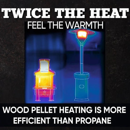 Even Embers Pellet Chiminea, 100 sq. ft., 70,000 BTU image 2