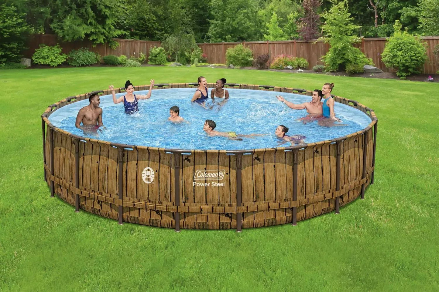 Coleman Power Steel 22′ x 52 Round Above Ground Pool Set image 7