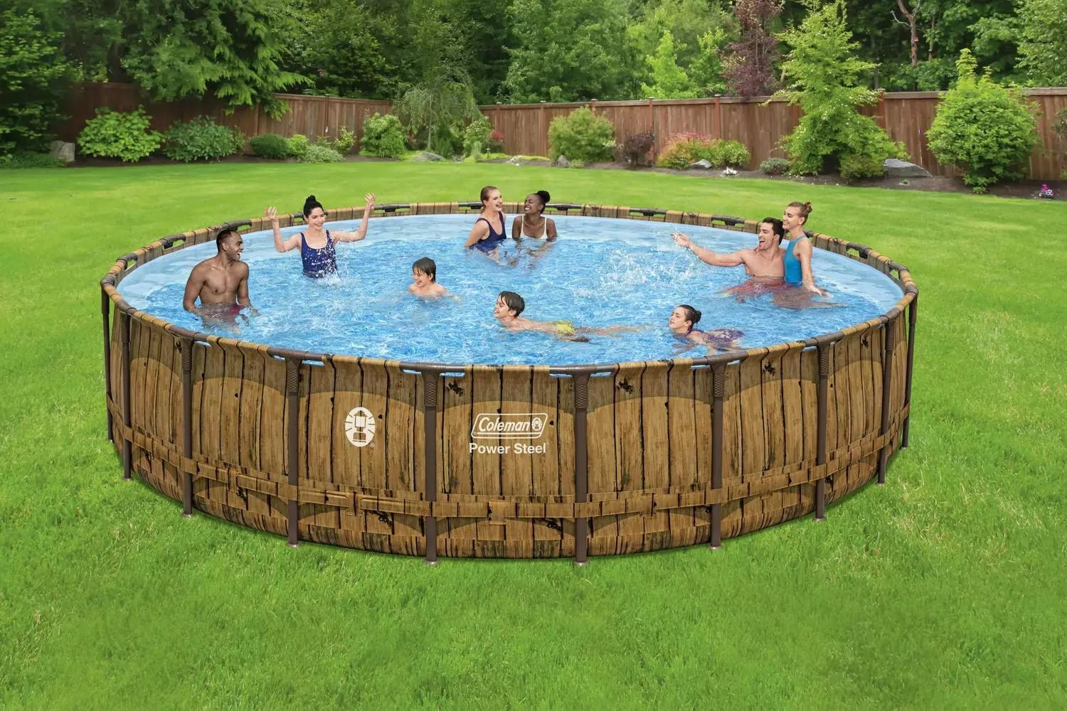 Coleman Power Steel 22′ x 52 Round Above Ground Pool Set image 7