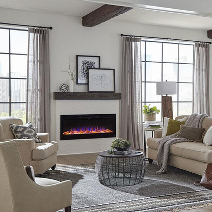 The Sideline 50 Inch Recessed Smart Electric Fireplace 80004 image 1
