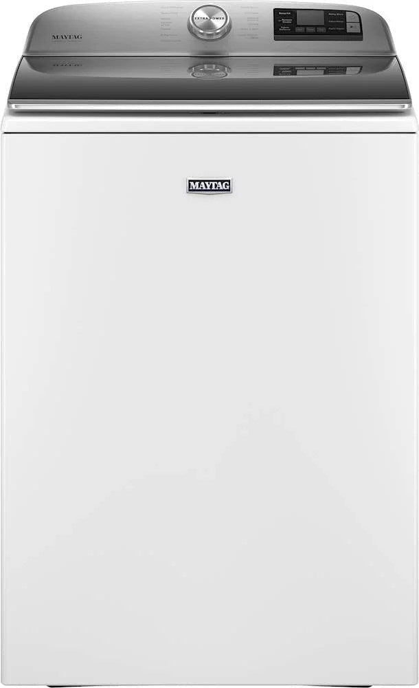 Maytag 5.3 Cu. Ft. High Efficiency Smart Top Load Washer with Extra Power Button – White image 0