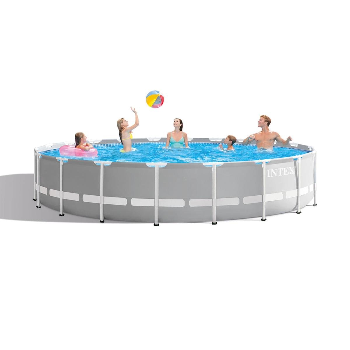 Intex 20′ x 52″ Prism Frame Premium Pool Set image 1