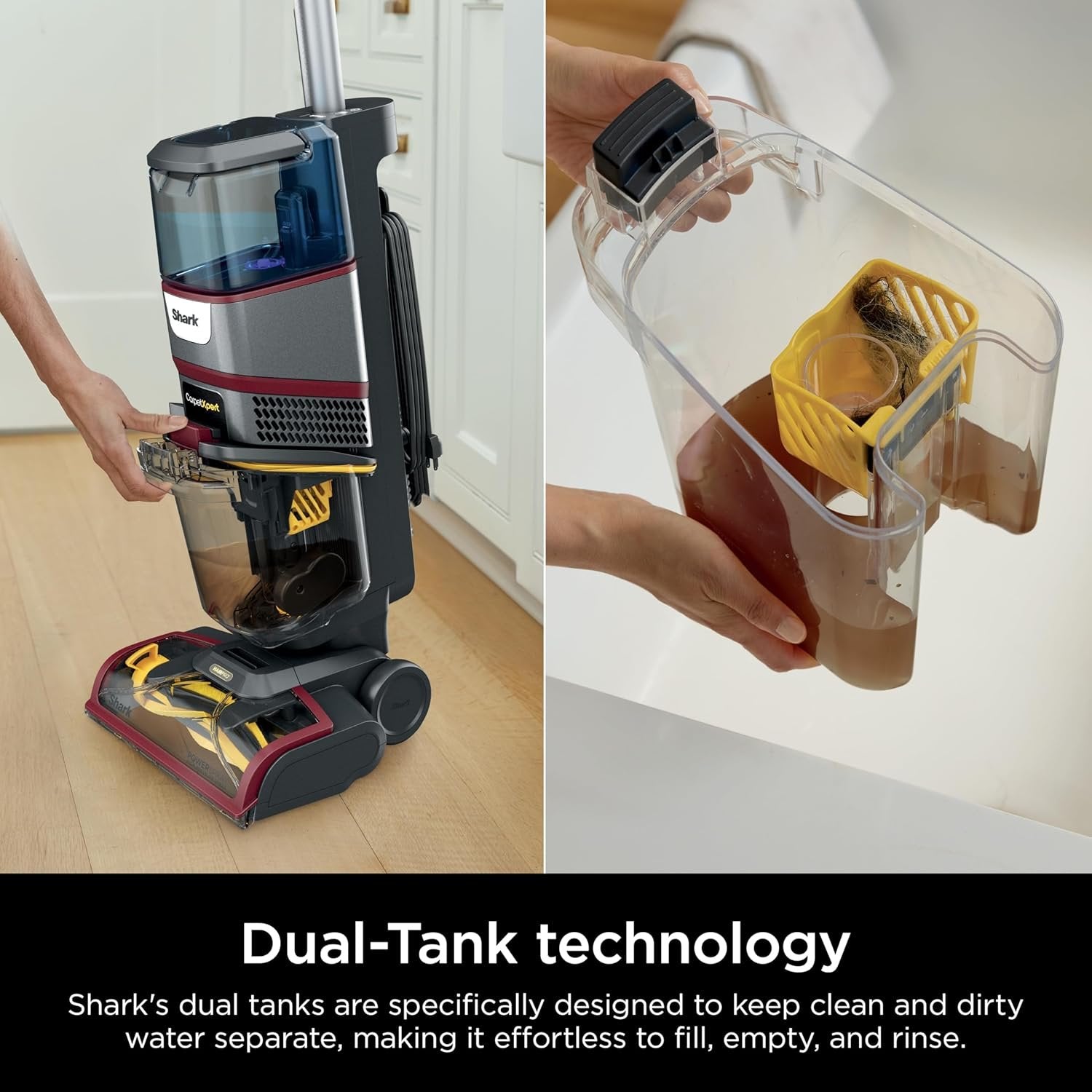 Shark CarpetXpert Carpet & Upholstery Cleaner with StainStriker, EX201 image 26