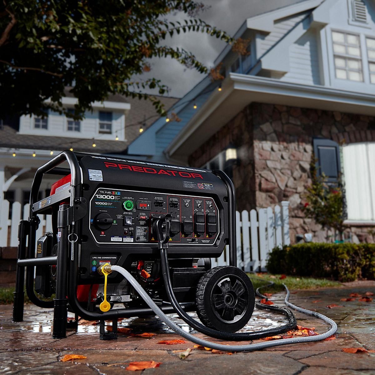 Predator 13,000 Watt Tri-Fuel Portable Generator with Remote Start and CO SECURE Technology image 2