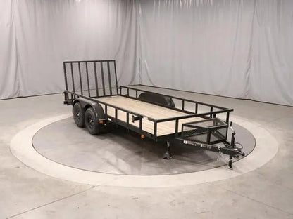 6 X 16 Carry-On Tandem Utility 7K Pipe Top Trailer image 3