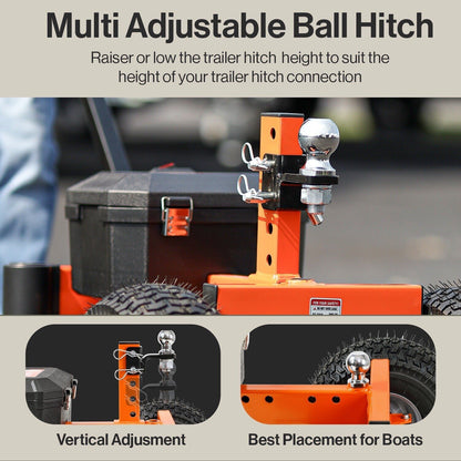 SuperHandy Orange Steel Dolly 5396040 image 1