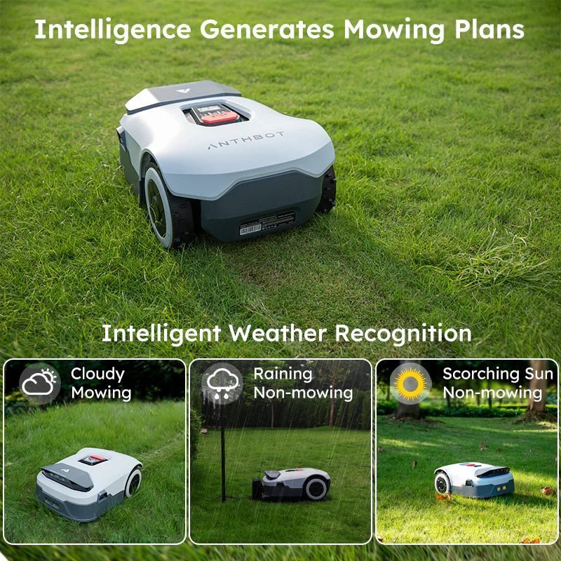 ANTHBOT Genie 3000: AI Robot Lawn Mower No Wire image 1
