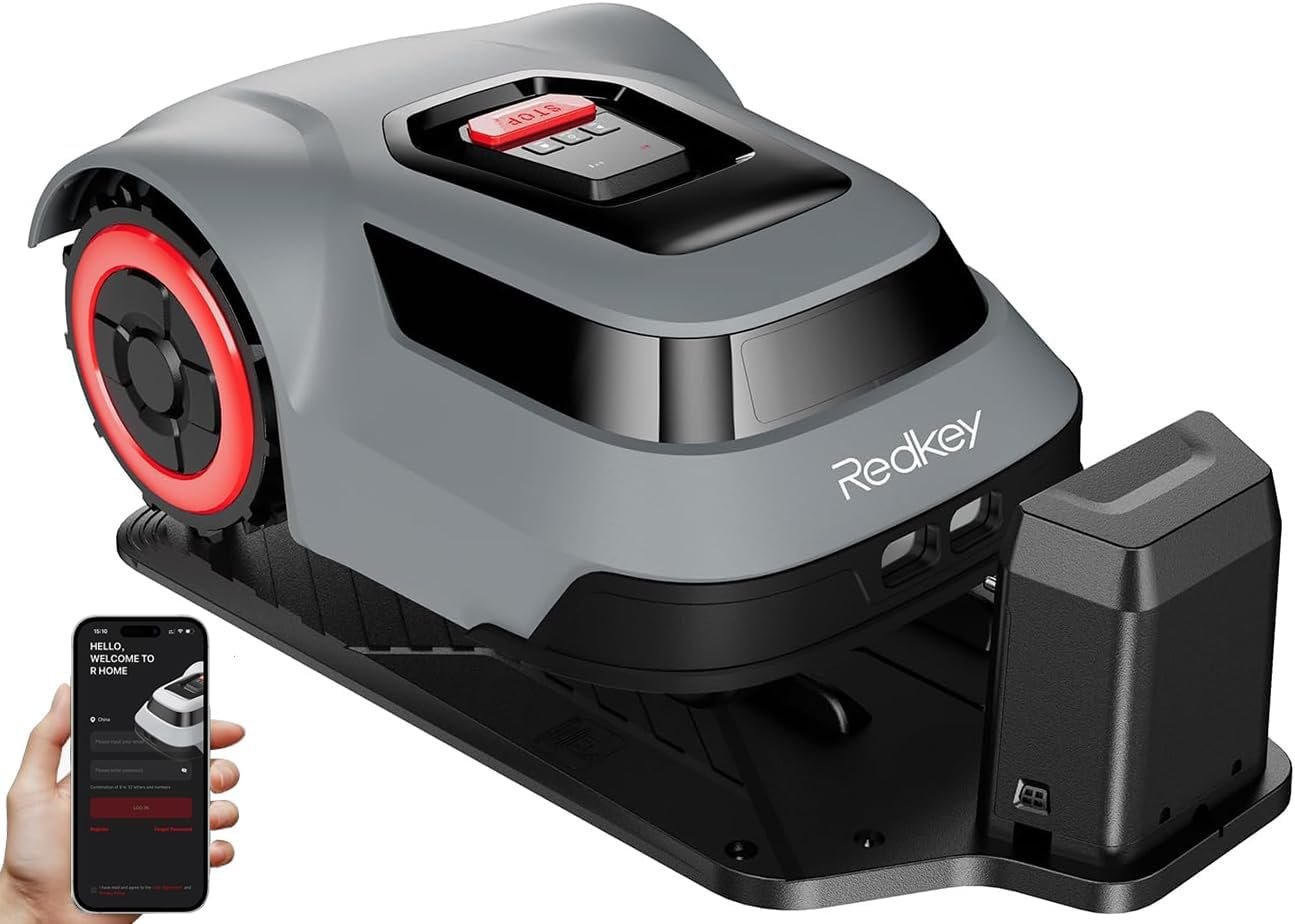 Redkey MGC1000 Robot Lawn Mower for 0.25 Acre with Auto Recharge image 0