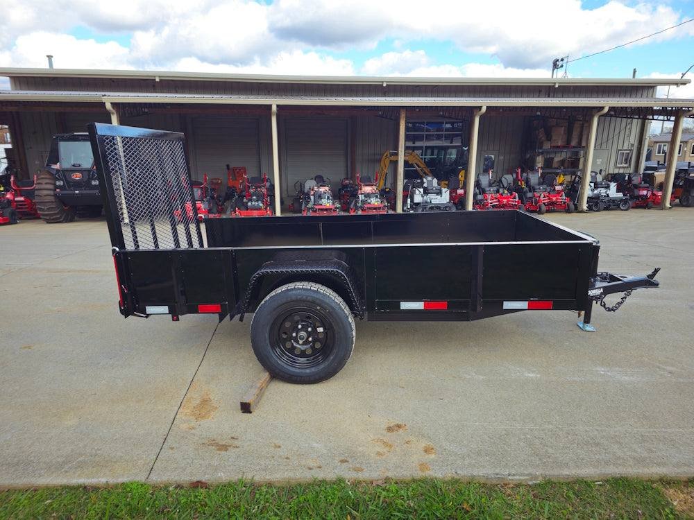 5′ X 10′ Utility Trailer Straight Deck 18″ Sides Tall Gate image 8