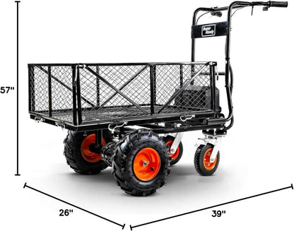 SuperHandy 48V Electric Power Wagon Utility Cart, 660 lb Load, 1000 lb Hauling Capacity image 2