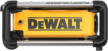 DEWALT Electric Pressure Washer, 2100 PSI, Jobsite Power Washer (DWPW2100) Yellow image 2