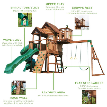 Skyfort III Swing Set image 5