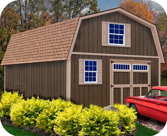 Best Barns Virginia 16×28 Wood Storage Garage image 0