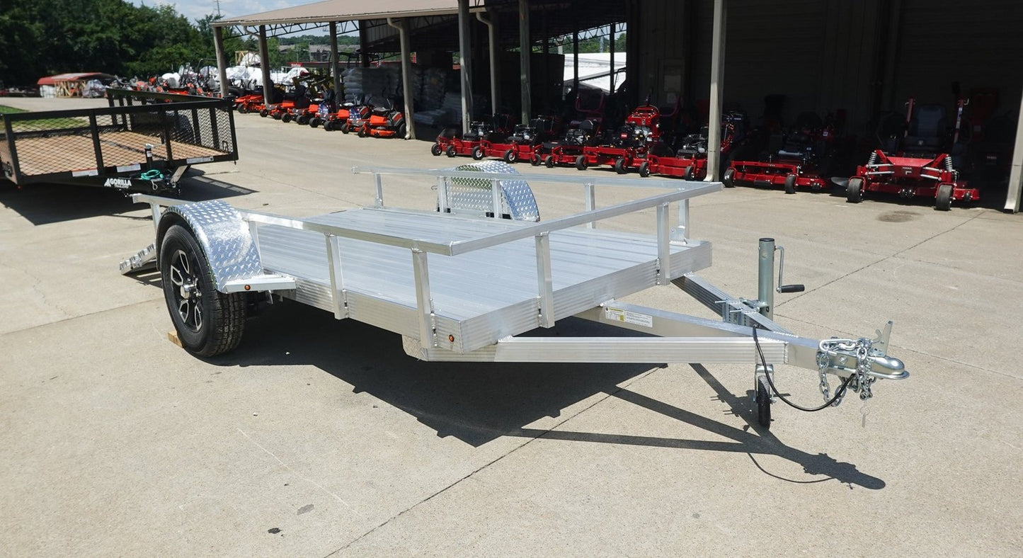 5′ x 10′ Aluminum Utility Trailer with Gate and Mag Wheels – 3500 lb Axle image 7