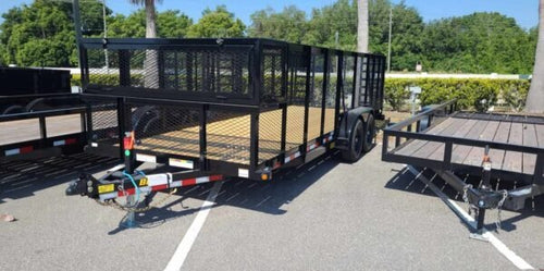 20 Foot Big Tex Landscaping Special Black Equipment Trailer (10LR-20BK-P4) image 0