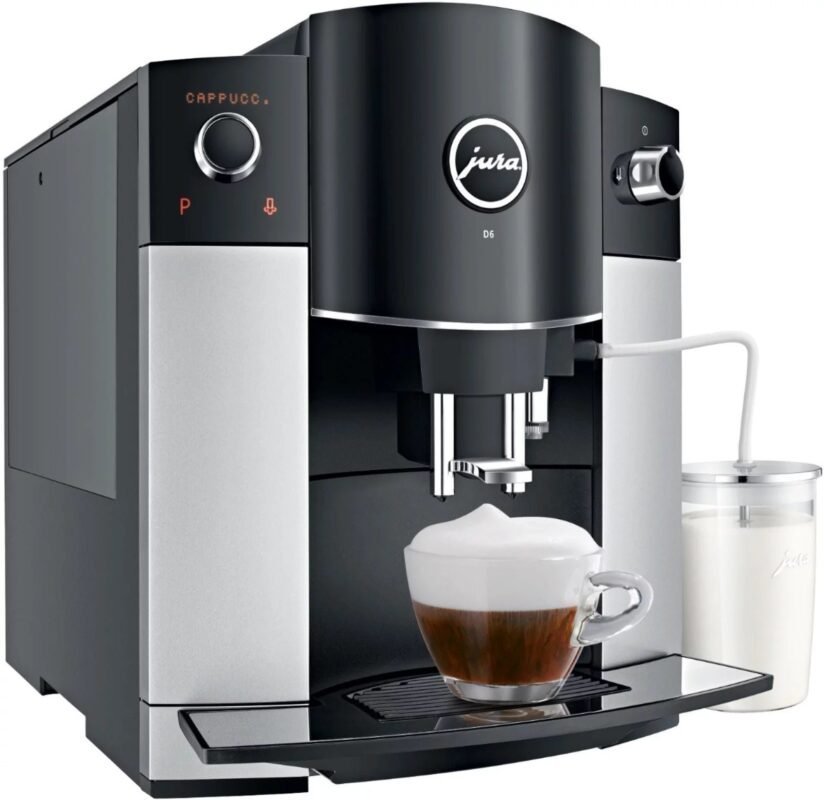 Jura D6 Automatic Coffeemaker and Espresso Machine Platinum image 1