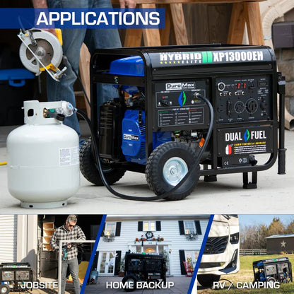 DuroMax 13,000 Watt Dual Fuel Portable Generator XP13000EH image 3
