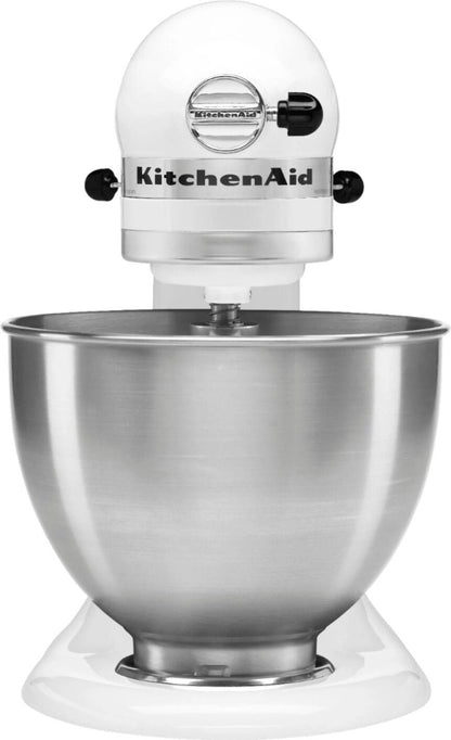 KitchenAid – Classic Series 4.5 Quart Tilt-Head Stand Mixer – White image 2