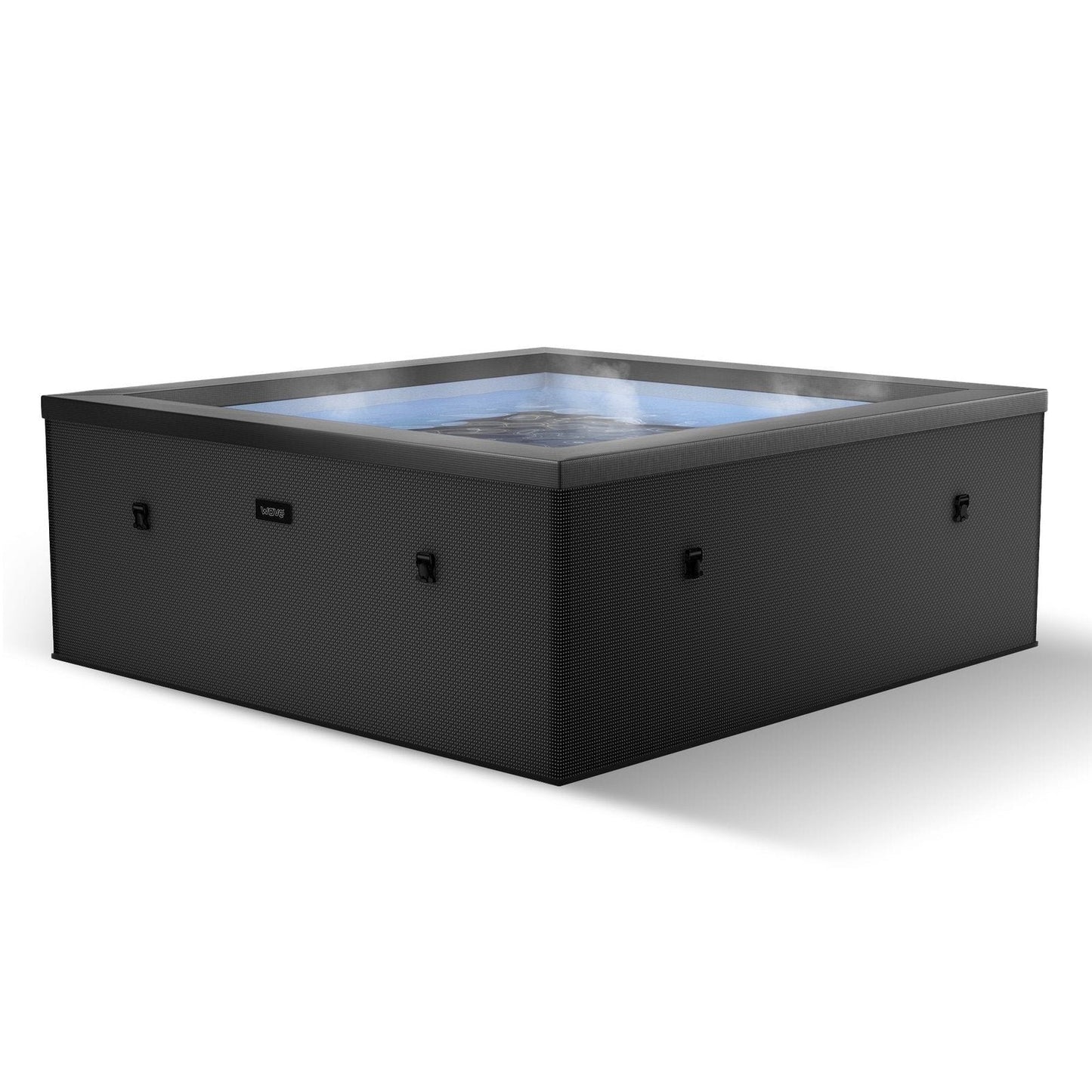 Wave Garda | 4-Person Eco Foam Hot Tub | Integrated Heater | Charcoal Black image 0
