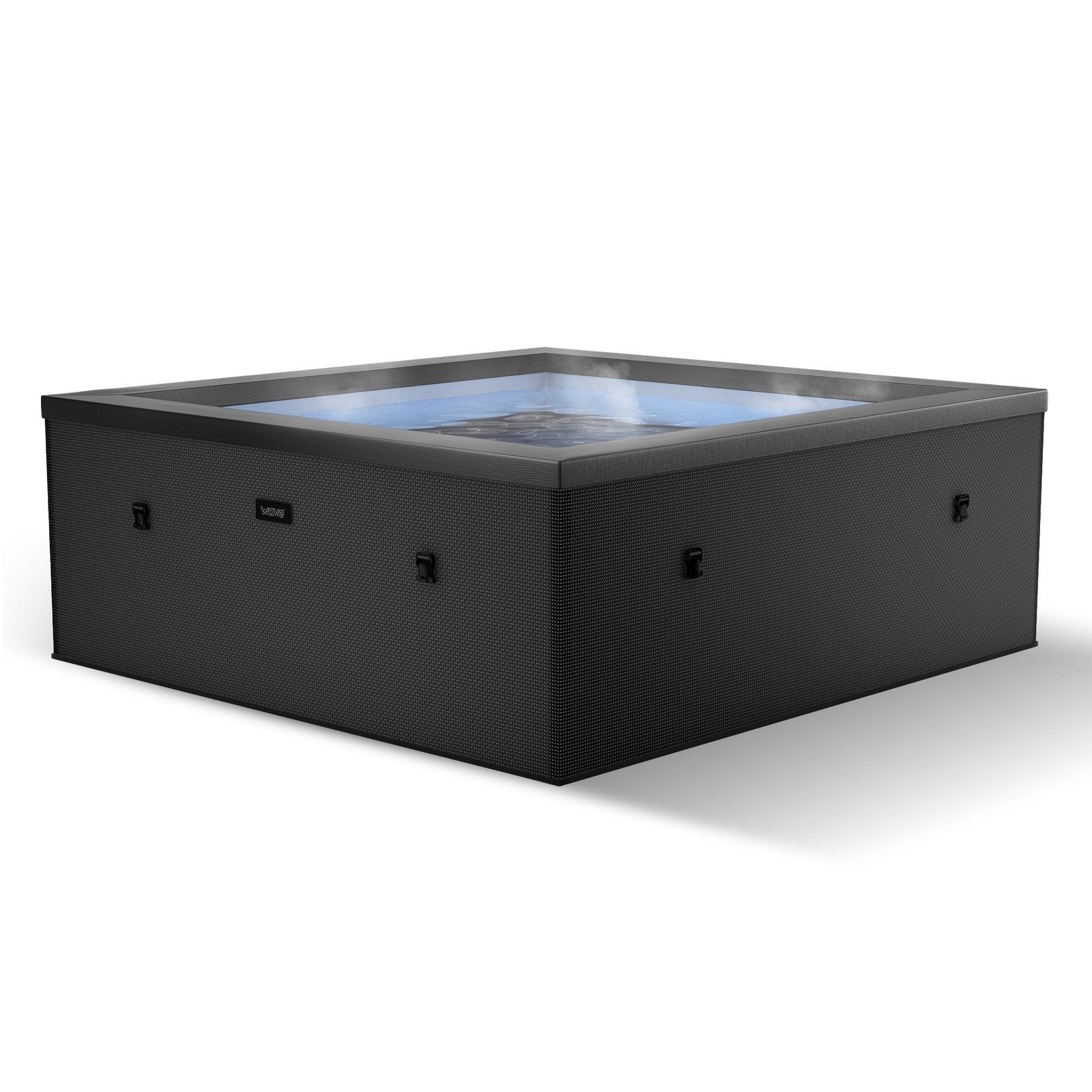 Wave Garda | 4-Person Eco Foam Hot Tub | Integrated Heater | Charcoal Black image 0