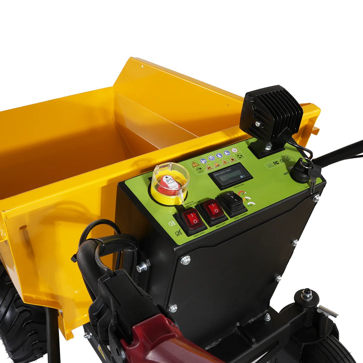 MechMaxx 1100 lb Electric Mini Dumper, 48V 1000W Brushless Motor – Model E50 image 11