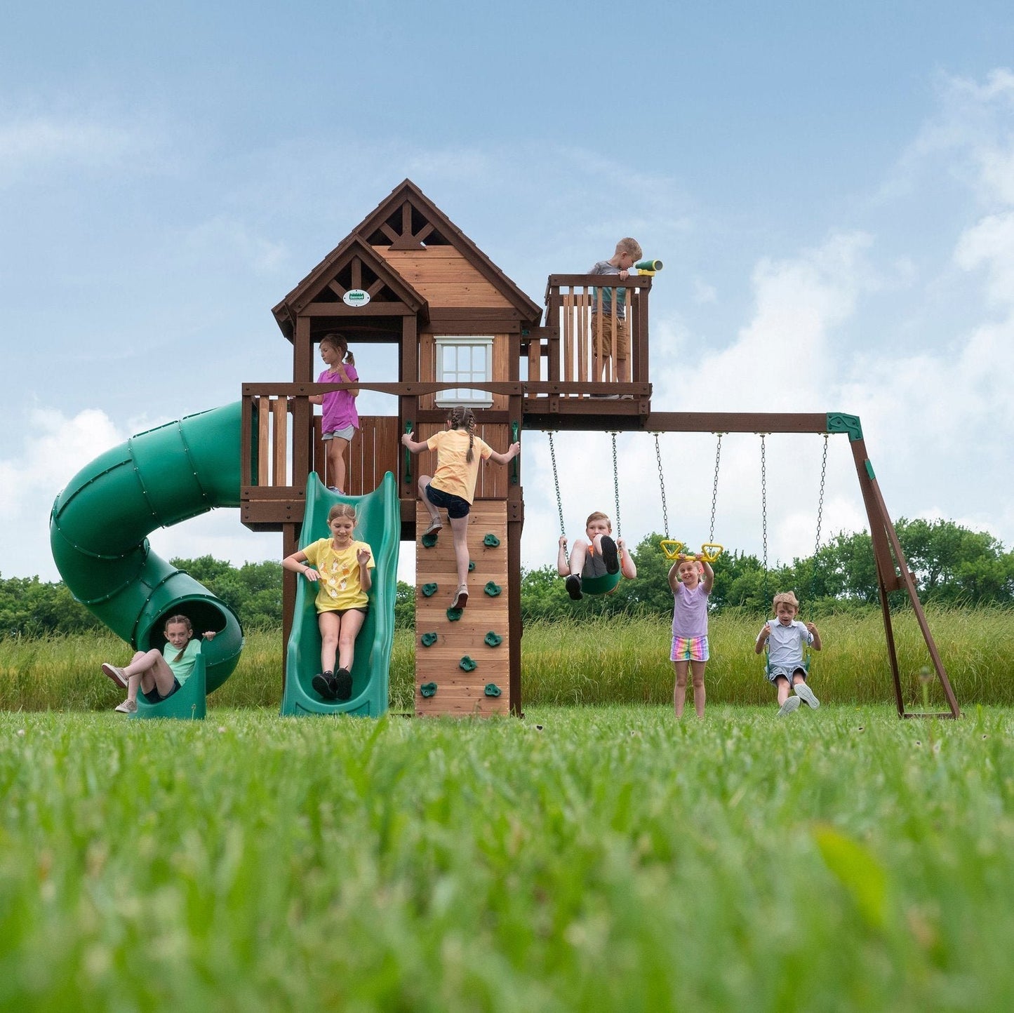 Skyfort III Swing Set image 7