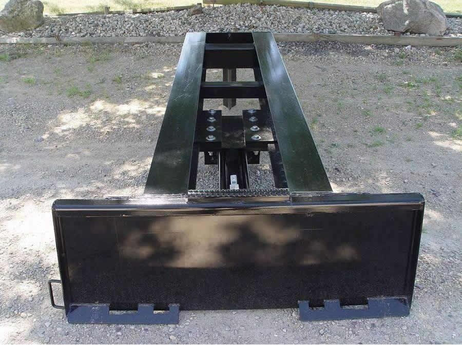 24 Ton Twin Beam Upside Down Skid Steer Log Splitter (TB424) image 0