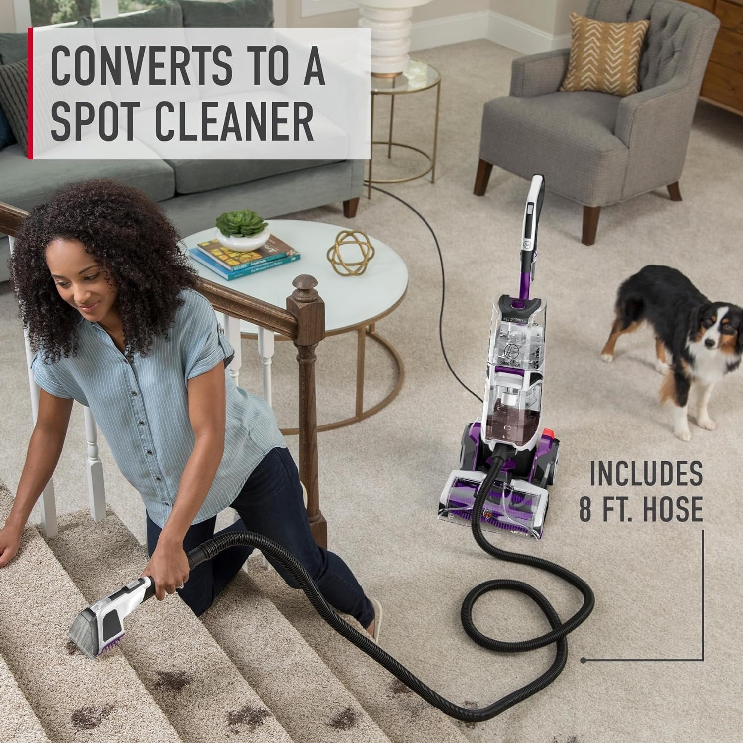 Hoover Smartwash Automatic Carpet Cleaner Machine, FH52000, Turquoise image 15