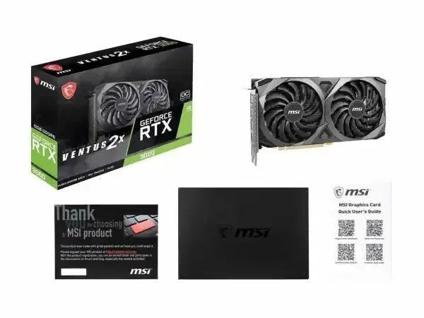 MSI Ventus GeForce RTX 3060 12GB GDDR6 PCI Express 4.0 Video Card RTX 3060 Ventus 2X 12G OC image 3