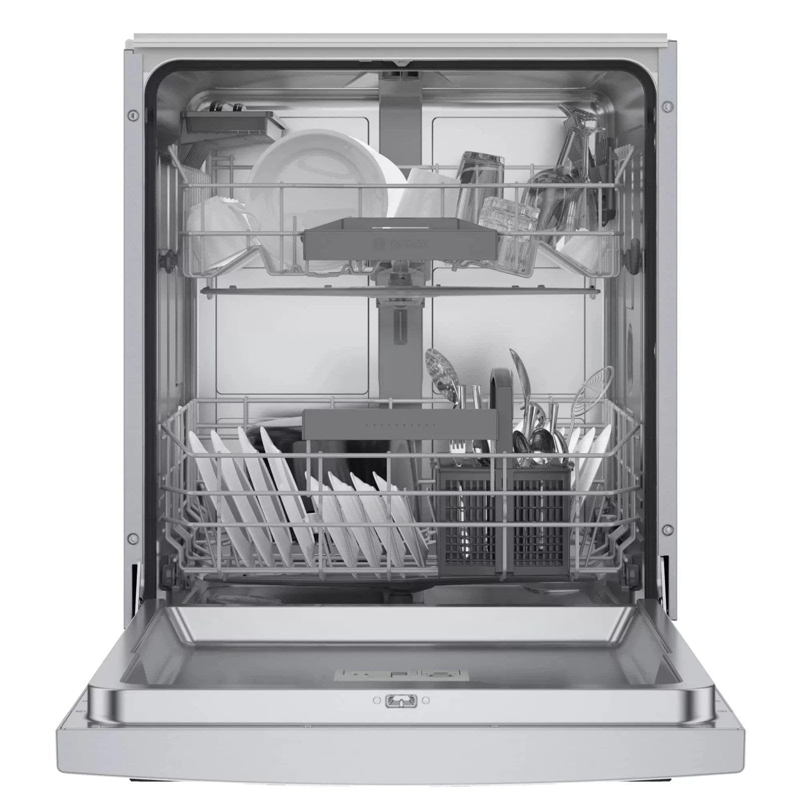 Bosch 300 Series 24″ Stainless Steel Built in Dishwasher-SGE53B55UC image 2
