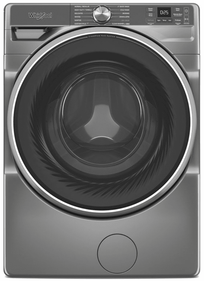 Whirlpool WFW6720RR, 27-Inch, 5.0 cu. ft. Smart Front Load Washer, FreshFlow Vent System, Silver image 0