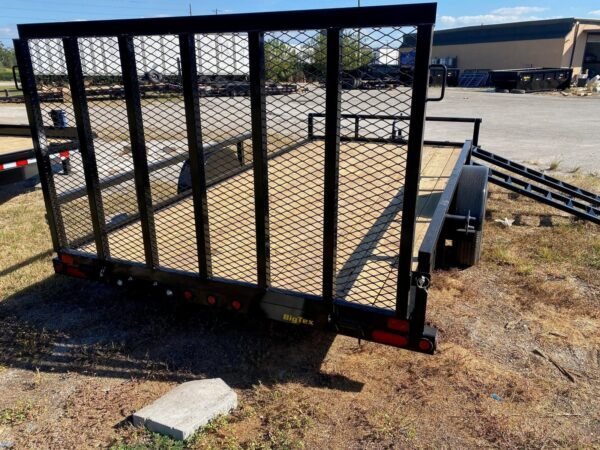 Big Tex 35SA-14BKRSX Single Axle ATV Trailer 83″x14′ Black image 2