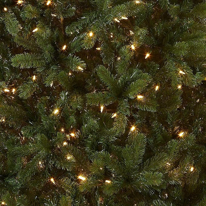 National Tree Company Pre-Lit ‘Feel Real’ Artificial Full Downswept Christmas Tree, Green, Douglas Fir, Dual Color LED Lights, Includes PowerConnect and Stand, 7.5 Feet image 3