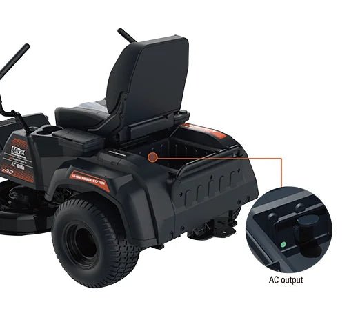 Yard Force Riding Lawn Mower 42″ Zero Turn Battery Powered 56V Z42-562 New image 1