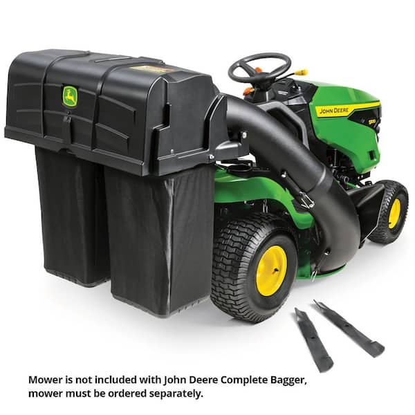 John Deere 42-inch Twin Bagger for 100 Series Tractors – Fast, Easy Attachment image 0