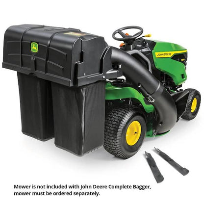 John Deere 42-inch Twin Bagger for 100 Series Tractors – Fast, Easy Attachment image 0