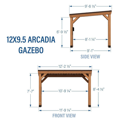 Backyard Discovery 12×9.5 Arcadia Gazebo image 8