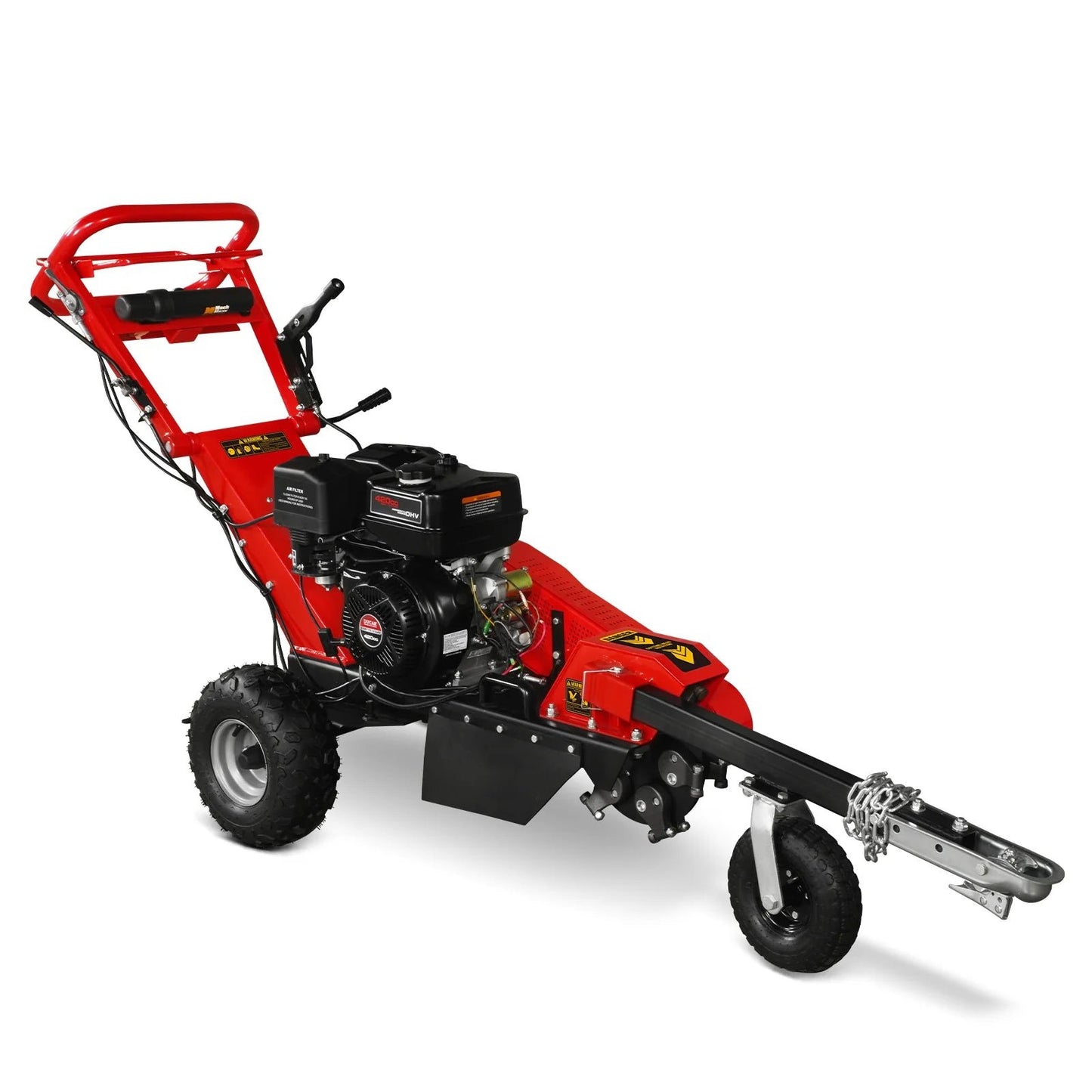 15 inch 15HP 420cc DUCAR E-Start Stump Grinder with Tow Bar, SG380 image 9