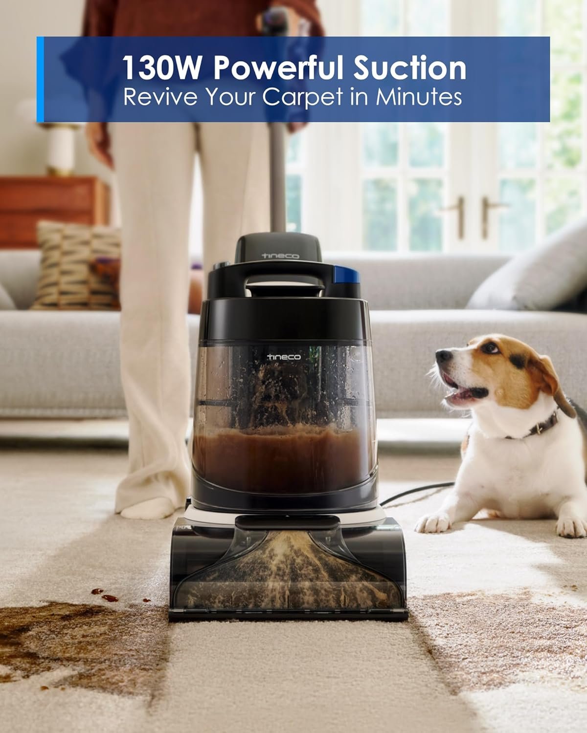 Tineco CARPET ONE Cruiser Smart Carpet Cleaner with Self-Cleaning & FlashDry image 3