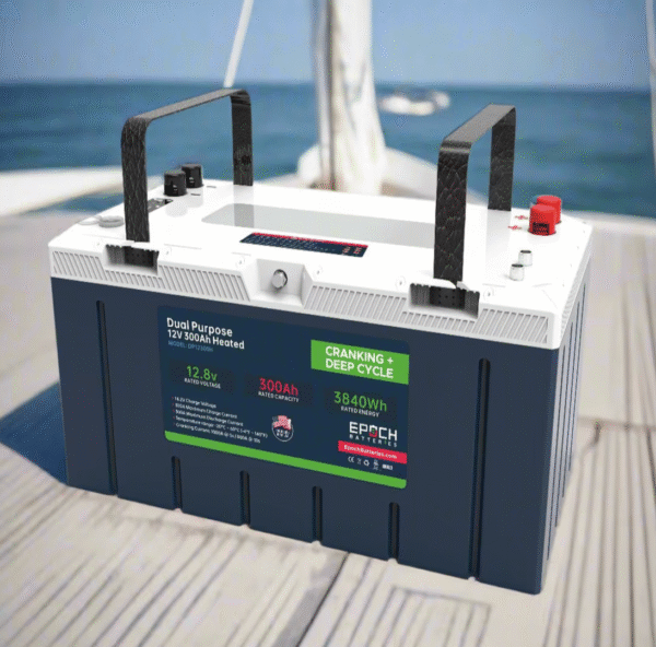 12V 300Ah – Group 8D – Cranking & Deep Cycle Lithium Battery (Dual Purpose) image 1