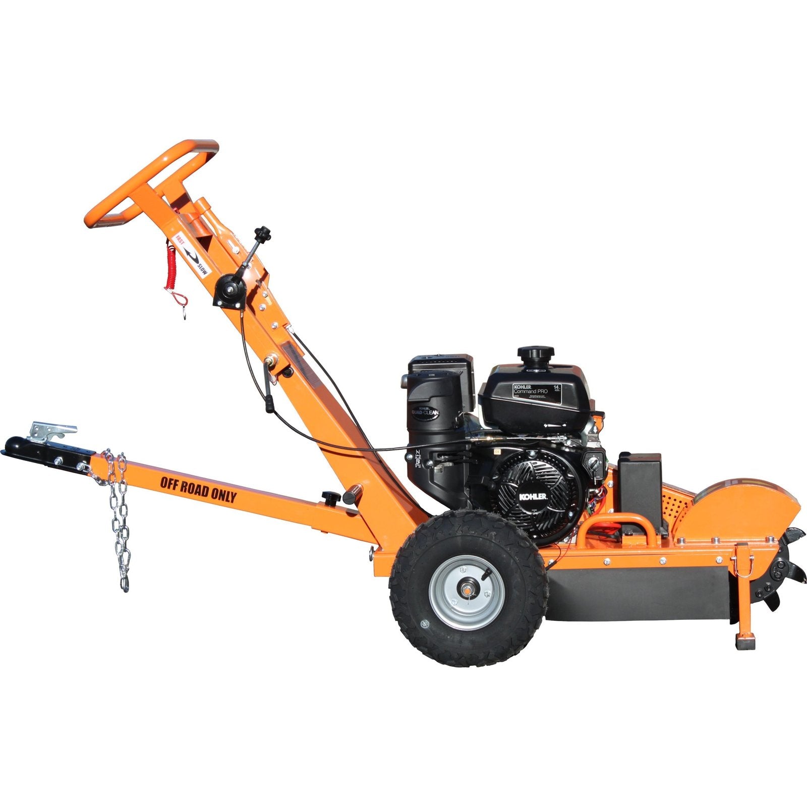 PowerKing Stump Grinder with Electric Starter and Hour Meter- PK0803-EH image 0